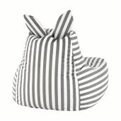 Fotoliu tip sac alb gri Lapin 50x72x75 cm