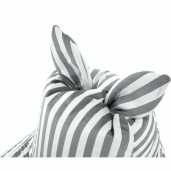Fotoliu tip sac alb gri Lapin 50x72x75 cm