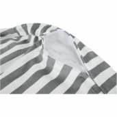 Fotoliu tip sac alb gri Lapin 50x72x75 cm