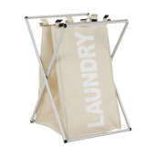 Cos rufe panza gri bej Laundry 39.5x58x37 cm