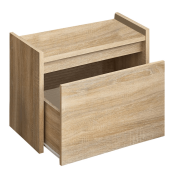 Banca cu spatiu depozitare DTD laminat Bergi 60x30x44,8 cm