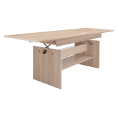 Masa dining extensibila DTD stejar sonoma Lavko 120-160x70x60,5-72 cm