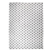 Patura textil alb negru 130x170 cm