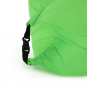 Fotoliu gonflabil, textil verde, Lebag, 70x240 cm