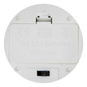 Lumanare ceara bej cu led Ø 8x13 cm
