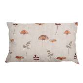 Fata perna textil bej maro 30x50 cm