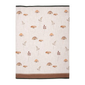 Prosop bucatarie bumbac bej maro Ciupercute 50x70 cm