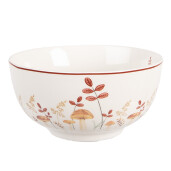 Bol portelan multicolor Ciupercute Ø 14x7 cm / 500 ml