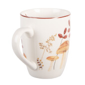 Cana portelan multicolor Ciupercute 12x8x10 cm / 350 ml