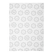 Prosop bucatarie bumbac alb gri Catelus 50x70 cm