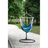 Hamac suspendabil textil verde albastru Lindo 100x130 cm