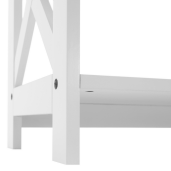 Consola mdf alb Lomir 86.6x30x80 cm 