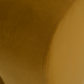 Fotoliu tapiterie textil galben mustar Luana 87x78x85 cm 