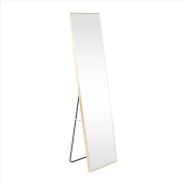 Oglinda podea rama plastic auriu Luset 44x35x154 cm