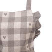 Sort pentru copii bumbac gri bej 56x48 cm