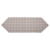 Traversa masa bumbac bej gri Inimioare 50x160 cm