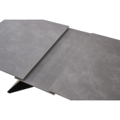 Masa dining extensibila neagra Majed 160-200x90x75 cm