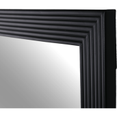 Oglinda perete rama lemn negru Malkia 50x80 cm