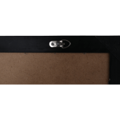 Oglinda perete lemn negru 50x80 cm