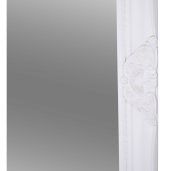 Oglinda perete rama lemn alb Malkia 62x72 cm