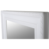 Oglinda perete rama lemn alb 54x64 cm
