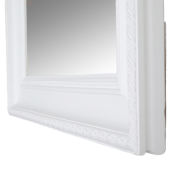 Oglinda perete rama lemn alb 54x64 cm