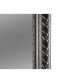 Oglinda perete rama lemn argintiu Malkia 38x128 cm