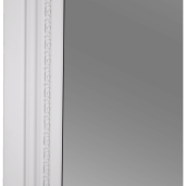 Oglinda perete rama lemn alb Malkia 40x150 cm