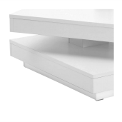 Masuta de cafea HDF alb Mandy 70x70x34 cm