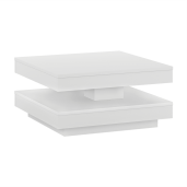 Masuta de cafea HDF alb Mandy 70x70x34 cm