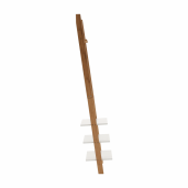 Cuier cu 3 polite alb bambus Marike 43x175x34,4 cm