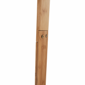 Cuier cu 3 polite alb bambus Marike 63x175x34,4 cm