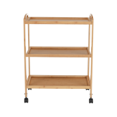 Carucior servire bambus natur Marsel 60x33x73 cm