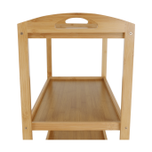 Carucior servire bambus natur Marsel 60x33x73 cm