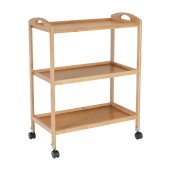 Carucior servire bambus natur Marsel 60x33x73 cm