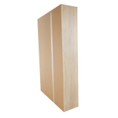 Dulap 2 usi 5 polite pal stejar sonoma alb Maurus 110,9x181,2x33,5 cm