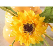 Set 8 fire Floarea Soarelui artificiale 5.8x13 cm