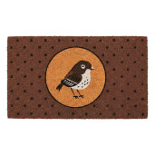Covoras intrare casa PVC fibre cocos multicolor Pasare 75x45x1 cm