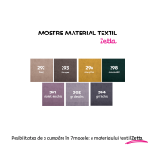 Coltar extensibil din tapiterie textil maro dreapta Morag 277x222x102 cm