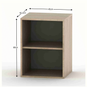 Raft DTD stejar sonoma,Betty 45x42.2x60 cm.