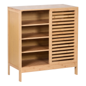 Pantofar 4 rafturi bambus Naldo 80x40x88 cm
