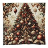 Perna decorativa Craciun Bradut poliester multicolor 45x45x4 cm
