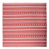 Fata masa Craciun bumbac crem rosu Reni 100x100 cm
