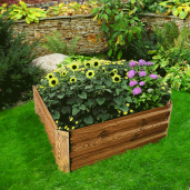 Jardiniera maro otel Nonky 80x60x30 cm 