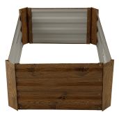 Jardiniera flori, maro otel Nonky 120x60x30 cm 
