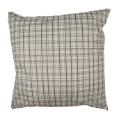 Fata perna textil bej verde Brazi 45x45 cm