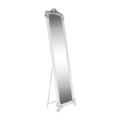 Oglinda podea rama plastic alb argintiu Odine 50x168 cm