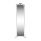 Oglinda podea rama plastic alb argintiu Odine 50x168 cm