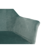 Scaun tapiterie textil verde menta picioare fag Odovel 56x63x82 cm