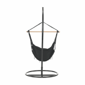 Hamac suspendabil din textil gri inchis Oframe 100x55x130 cm